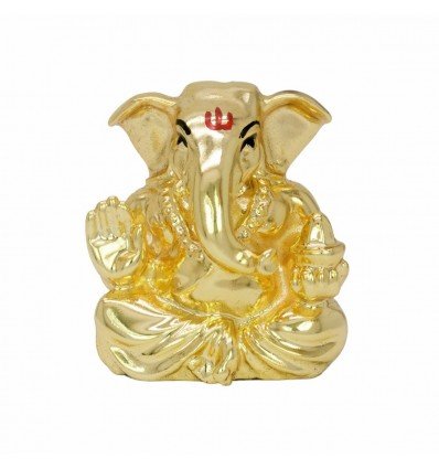 Small Gold Plated Lambodara/Vinayaka Idol