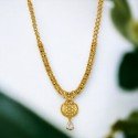 Stylish Gold Plated American Diamond Necklace