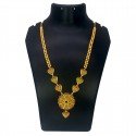 Stunning Gold Plated Ruby Emerald Heart Necklace