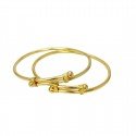 Cute Gold Plated Baby Bangles