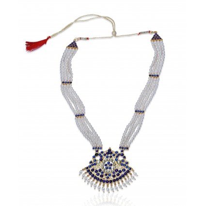 Imitation Pearl Beads Long mala Dance Jewellery