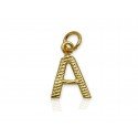 Gold Plated Little Alphabet Pendant