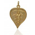 Gold Plated Traditional Lord Krishna Thali Pendant