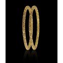 Stylish Gold Plated Designer Wire Bangles