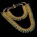 Imitation Green Mango Dance Jewellery Set of 2 Necklace