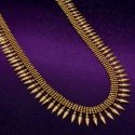 Elegant Gold Plated Pichimottu/jasmine Long Chain/Haram