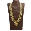 Ethnic Gold Plated Head Coin Haram|Long Chain