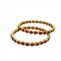 Appealing Antique Gold Plated Kemp Stone Bangles